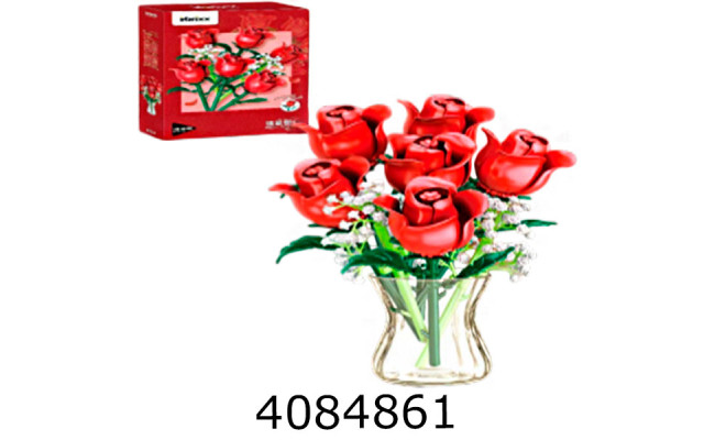 Конструктор Panlos Bouquet квіти 656 дет. (12) 655066