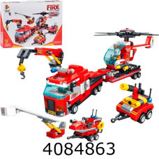 Конструктор Panlos пожежена техніка 624 дет. (18) 659007
