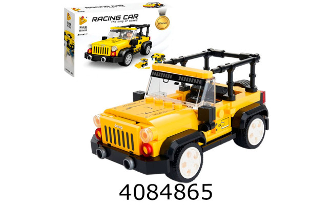 Конструктор Panlos позашляховик жовтий 242 дет. (36) 661001D