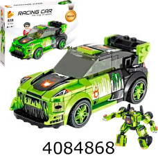 Конструктор Panlos гоночне авто зелене 218 дет. (36) 661003D