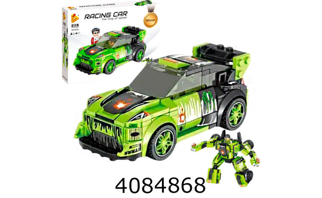 Конструктор Panlos гоночне авто зелене 218 дет. (36) 661003D