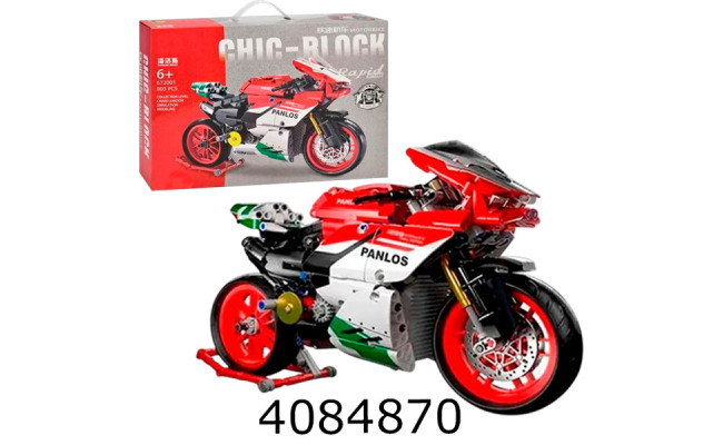 Конструктор Panlos мотоцикл 803 дет. (18) 672001