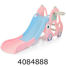 Гірка рожево-синього кольору машинка + баскетбольне кільце 165*68*76см (1) L-CC01-8