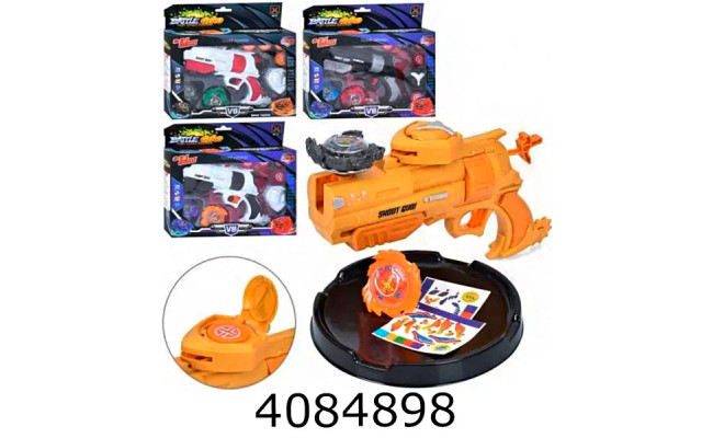 Гра Beyblade 2шт арена запускалка-пістолет 4 види в коробці (36) X2310-E-F