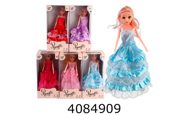 Лялька муз. на шарнірах в коробці муз. танцює 5 кольорів 26см (48) AL049-3-4