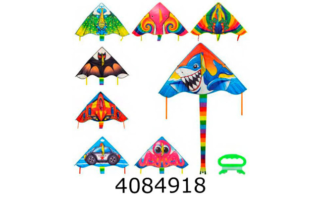 Повітряний змій 115*60см 8 видів в кульку (100) MR 0590