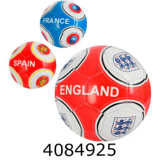 Мяч футб. прес-кожа №5 PVC 260-280гр 3 види (30) EV-3362