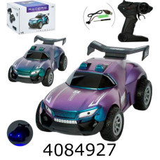 Машина радiо акум. в коробці 2 кольори гумові колеса  23*14*14см (12) 638