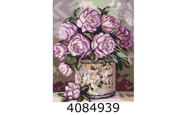 Алмазна мозаїка 40*50 квіти 