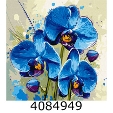Картина по номерам 40*40см квіти 