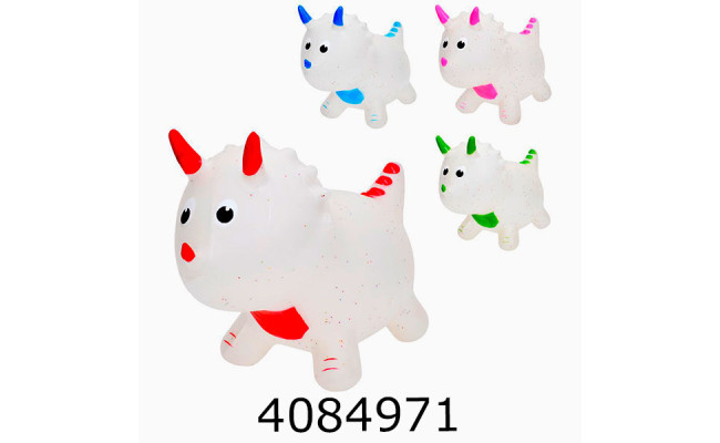 Пригун гумовий Динозавр 1400г 4 кольори (12) MS 4151