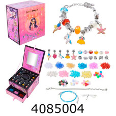 Браслет Pandora + аксесуари в шкатулці 15*14*9см (36) A62600