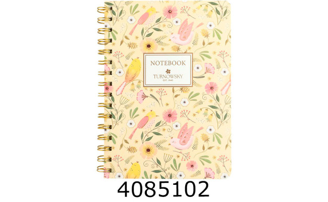 Блокнот на спір. збоку А5 80 арк. Axent кл. обкл. тв. Secret Garden 2 (12) 8473-2-A-TR