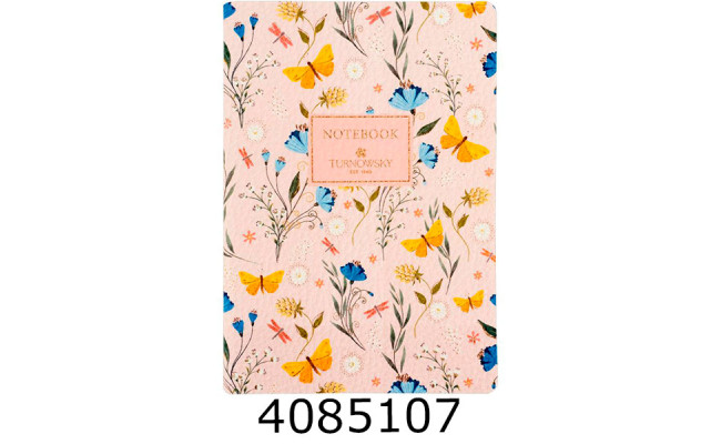 Блокнот А5 60 арк. Axent клітка TR Secret Garden 1 (8) 8710-1-A-TR