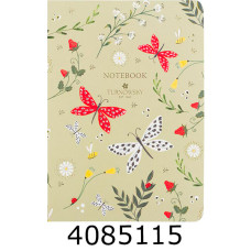 Блокнот А5 80 арк. Axent клітка TR Secret Garden 2 (4) 8700-18-A-TR