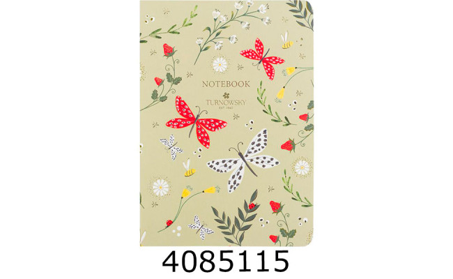 Блокнот А5 80 арк. Axent клітка TR Secret Garden 2 (4) 8700-18-A-TR