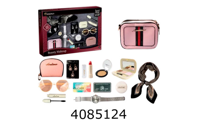 Біжутерія в коробці з сумочкою (хустинка окуляри помада гаманецьсережки)  37*6*53 (24) 676-7