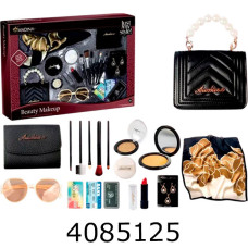 Біжутерія в коробці з сумочкою (хустинка помада сережки туш окуляри)  37*6*53 (24) 676-3