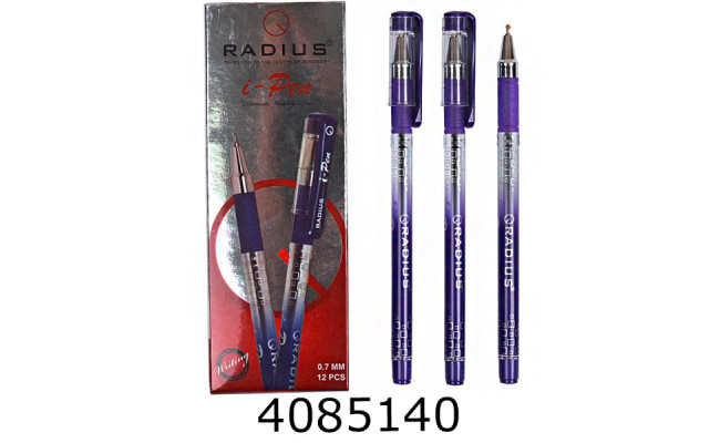 Ручка кульк. Radius I-Pen фіолетова 0.7мм (12/144/1728) I-Pen