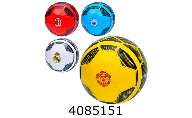 Мяч футб. прес-кожа №5 PVC 5 видів 260-280гр (30) EN 3315