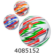 Мяч футб. прес-кожа №5 PVC 300-320гр 3 кольори (30) EV-3389