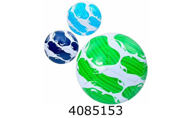 Мяч футб. прес-кожа №5 PVC 340-360гр 3 кольори (30) EV-3394