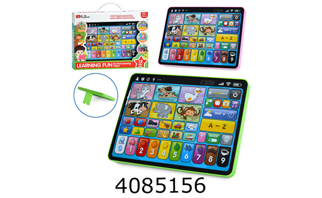 Розв. Планшет навчаючийтвариникольорицифритранспортангліспанфранцв коробці 29*23*5см (18/36) 35847