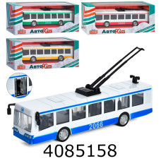 Тролейбус інерц. 4 кольори 19*7*6см (60) M 5661