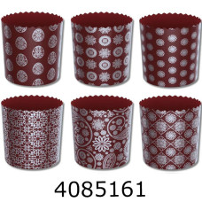 Форма для паски d70*78 міх срібло темно коричневий (10/50/300)