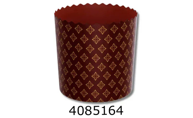 Форма для паски d90*85 золото універсал темно коричневий (10/50/300)