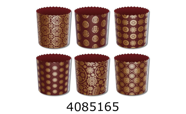 Форма для паски d110*85 міх золото темно коричневий (10/50/300)