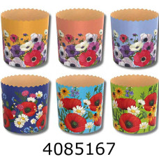 Форма для паски d110*85 міх квіти (10/50/300)