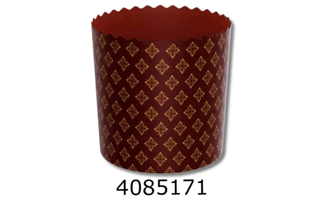 Форма для паски d130*85 золото універсал темно - коричневий (10/50/300)