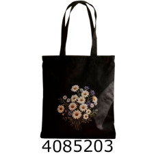 Сумка шопер зі змійкою Квіти 34*40см 802-35