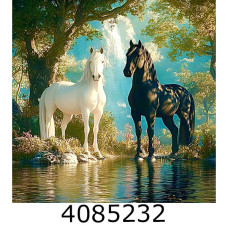 Алмазна мозаїка 30*40 тварини 