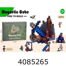 Конструктор магнітний Minecraft 320 дет в коробці (18) BZ96-14