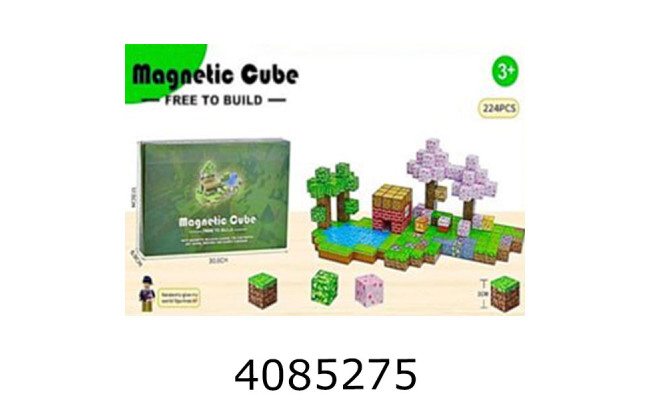 Конструктор магнітний Minecraft 224 дет в коробці (18) BZ96-5