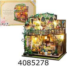 Конструктор Hongda румбокс Darcy Flower House 175 дет. 20*18*20см б/с M2322