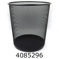 Корзина для паперів метал 23*19*27см чорна (DSCN2089-BK) (12) 2089-Sbk