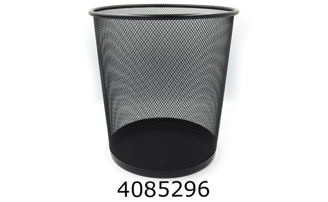 Корзина для паперів метал 23*19*27см чорна (DSCN2089-BK) (12) 2089-Sbk