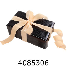 Стрічка оксамитова пакувальна 25мм* 228м молочна 581-161