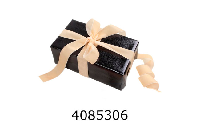 Стрічка оксамитова пакувальна 25мм* 228м молочна 581-161