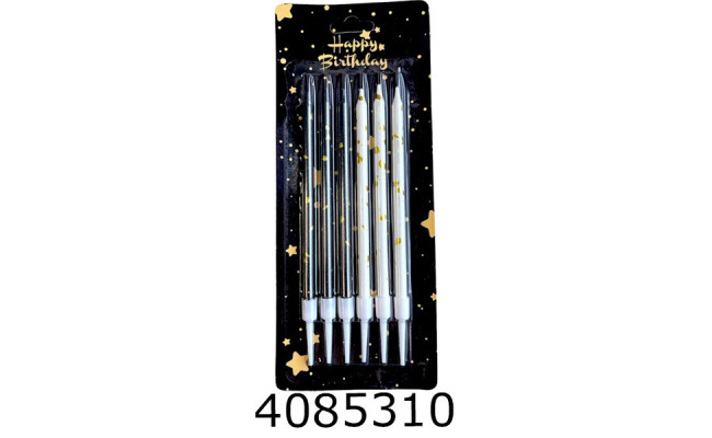Набір свічки в торт 6 шт