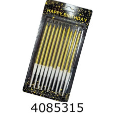 Набір свічки в торт 10 шт 