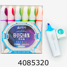 Маркер текст. набір 6шт Aodemei 