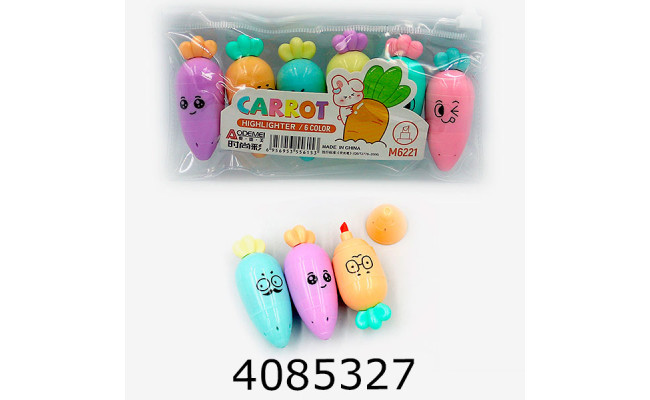 Маркер текст. набір 6шт Aodemei 