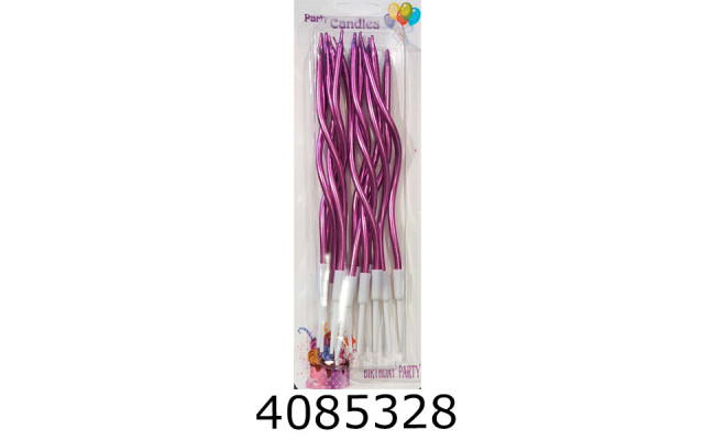 Набір свічки в торт 12 шт