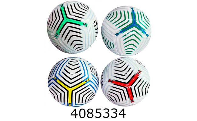 Мяч футб. прес-кожа №5 PVC 340гр 4 кольори (30) BT-FB-0348