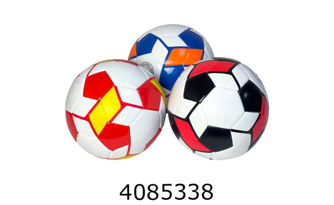 Мяч футб. прес-кожа №5 PVC 320гр 3 кольори (30) BT-FB-0337