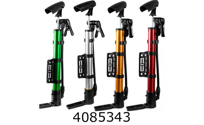 Насос ручний 4 кольори 30см алюм. (100) BT-HP-0005